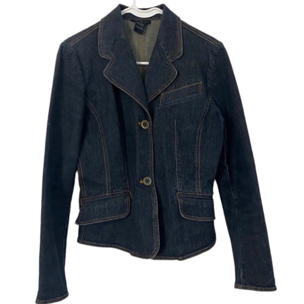 The Limited Stretch Jean Blazer Jacket
